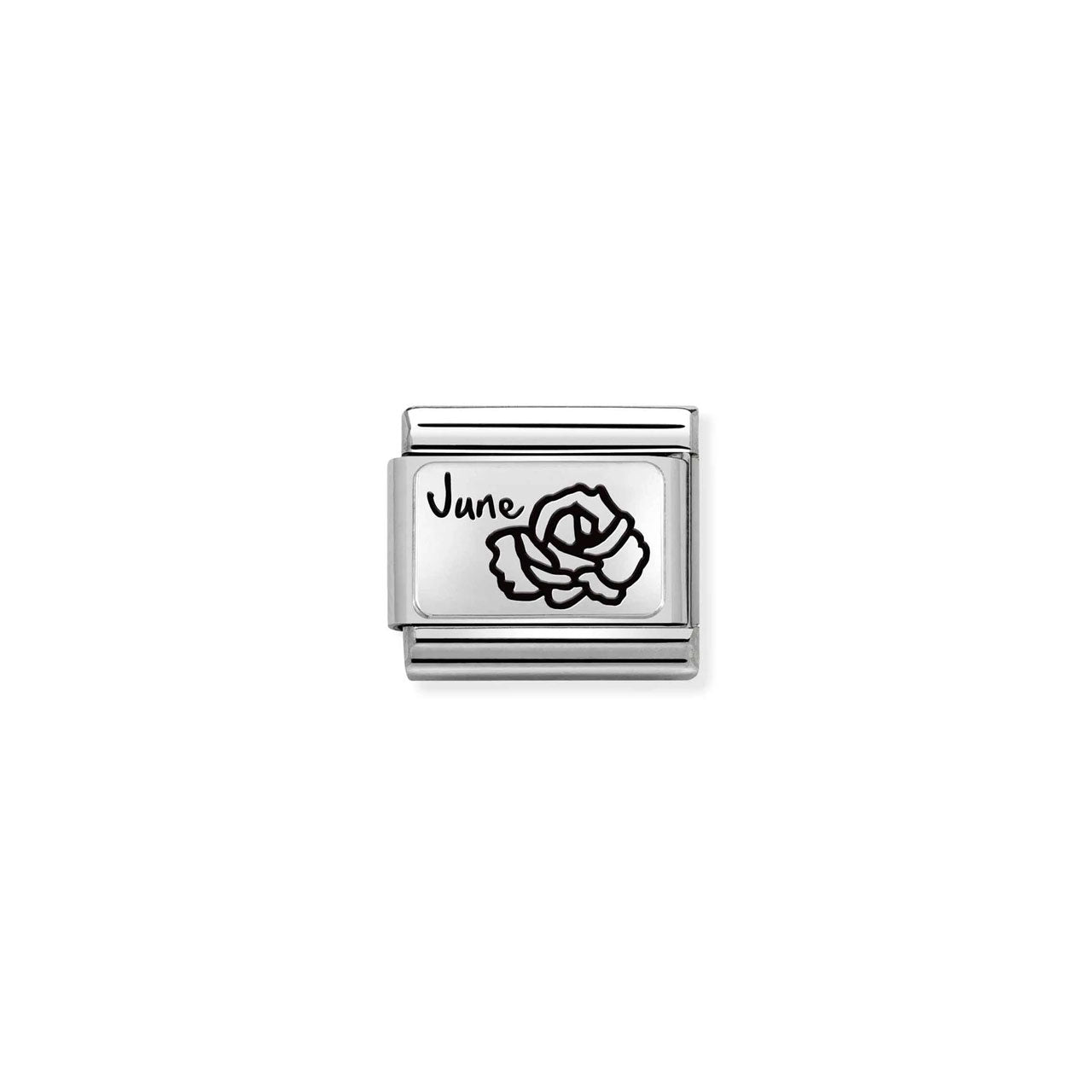 Composable Classic Link 330112/18 June Flower In 925 Silver