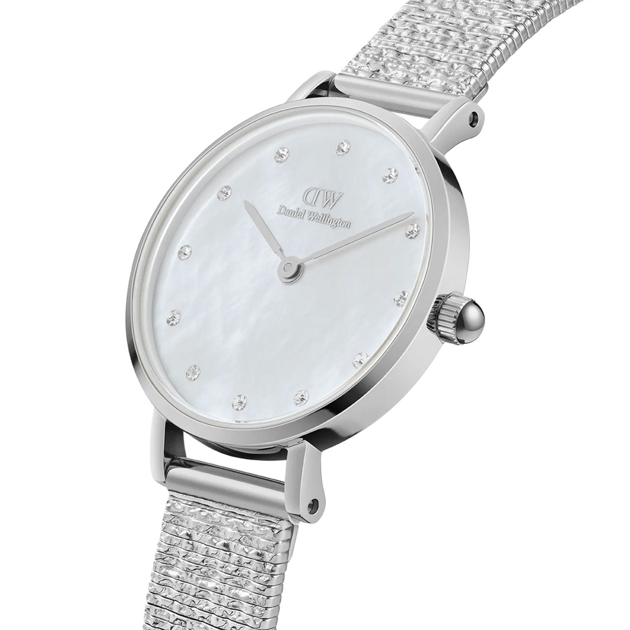 Petite Lumine 28mm Pressed Piano Silver Watch