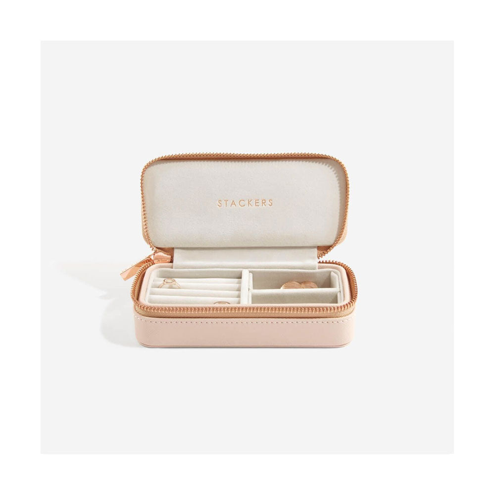 Blush Medium Travel Jewellery Box