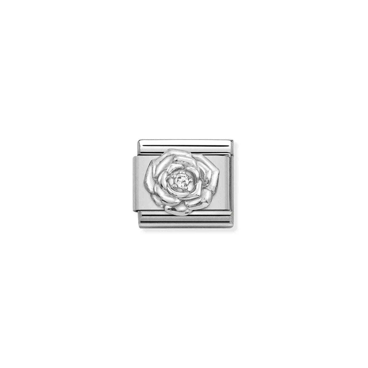 Composable Classic Link 330311/12 Rose CZ in Silver