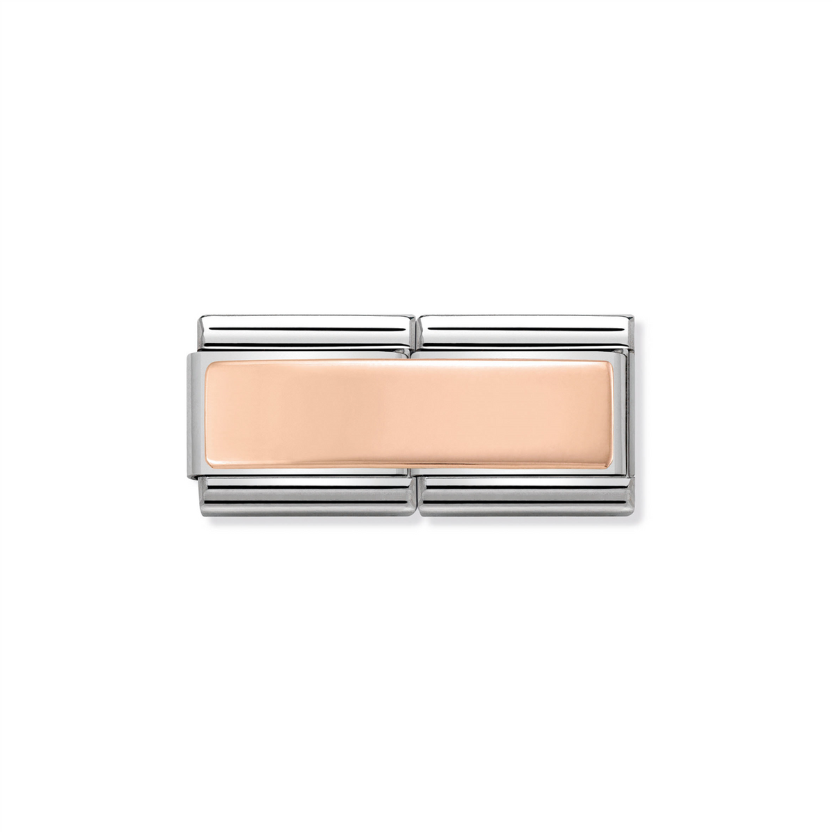 Composable Classic Double Link 430710/01 Engravable Rose Gold Plate