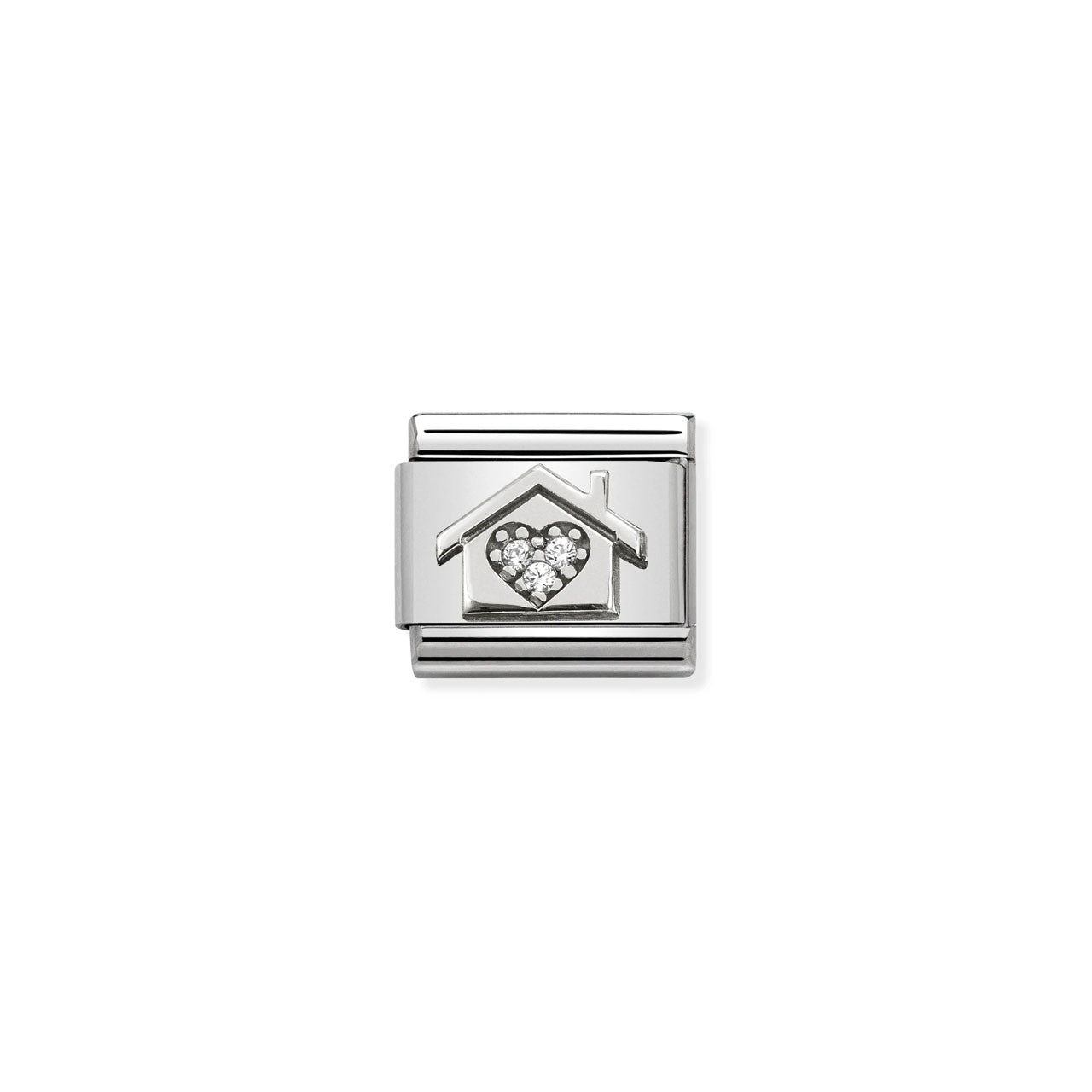 Composable Classic Link 330311/11 Home with CZ Heart
