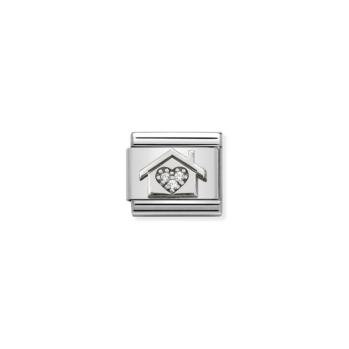 Composable Classic Link 330311/11 Home with CZ Heart