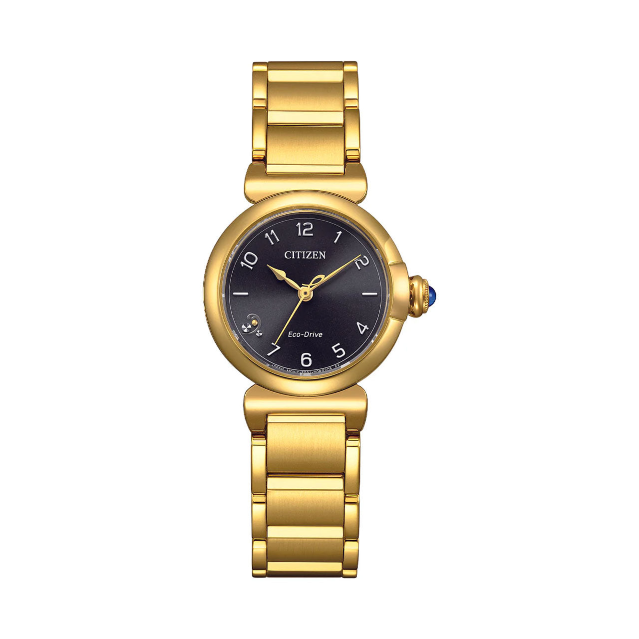 Citizen - Ladies Gold Plated Steel Eco-Drive Watch - EM1132-88H
