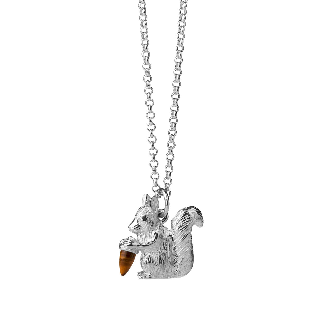 Sterling Silver Squirrel Necklace