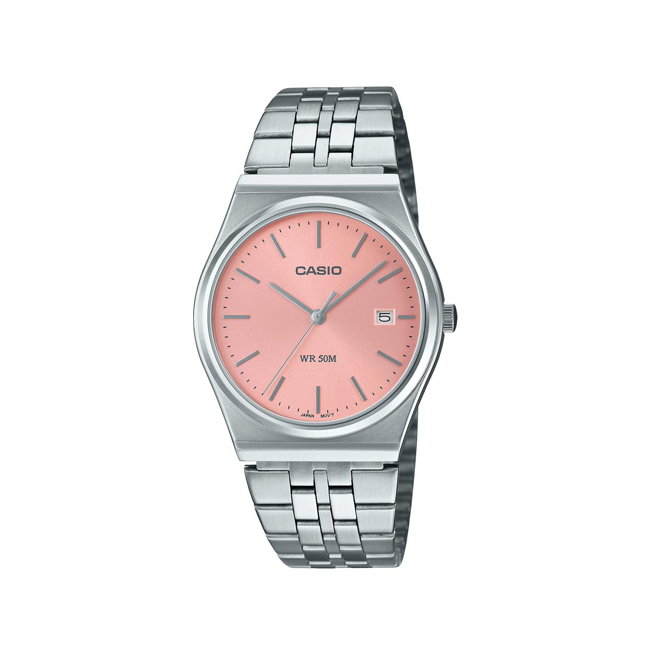 Casio Retro Analogue Pink Dial Watch - MTPB145D-4A