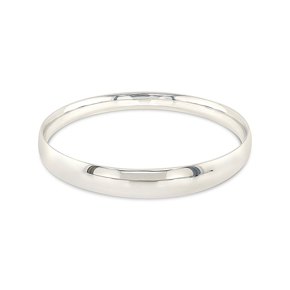 Sterling Silver 8mm Wide Bangle
