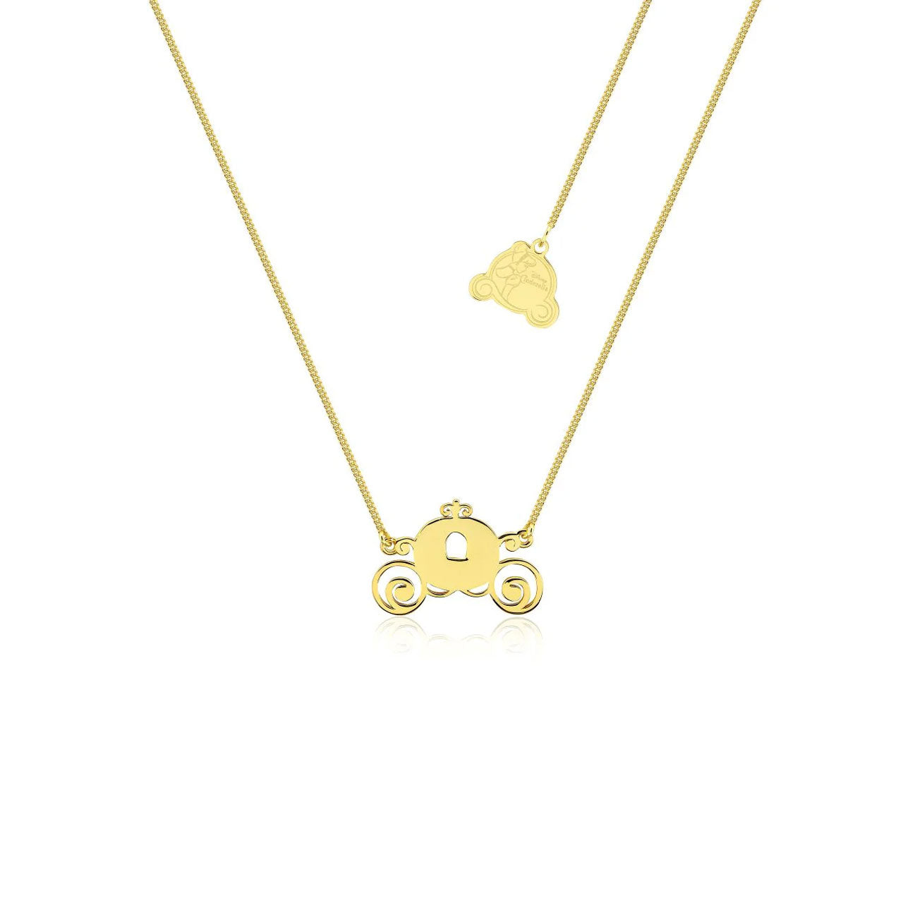 Disney - Pumpkin Carriage Necklace - Gold