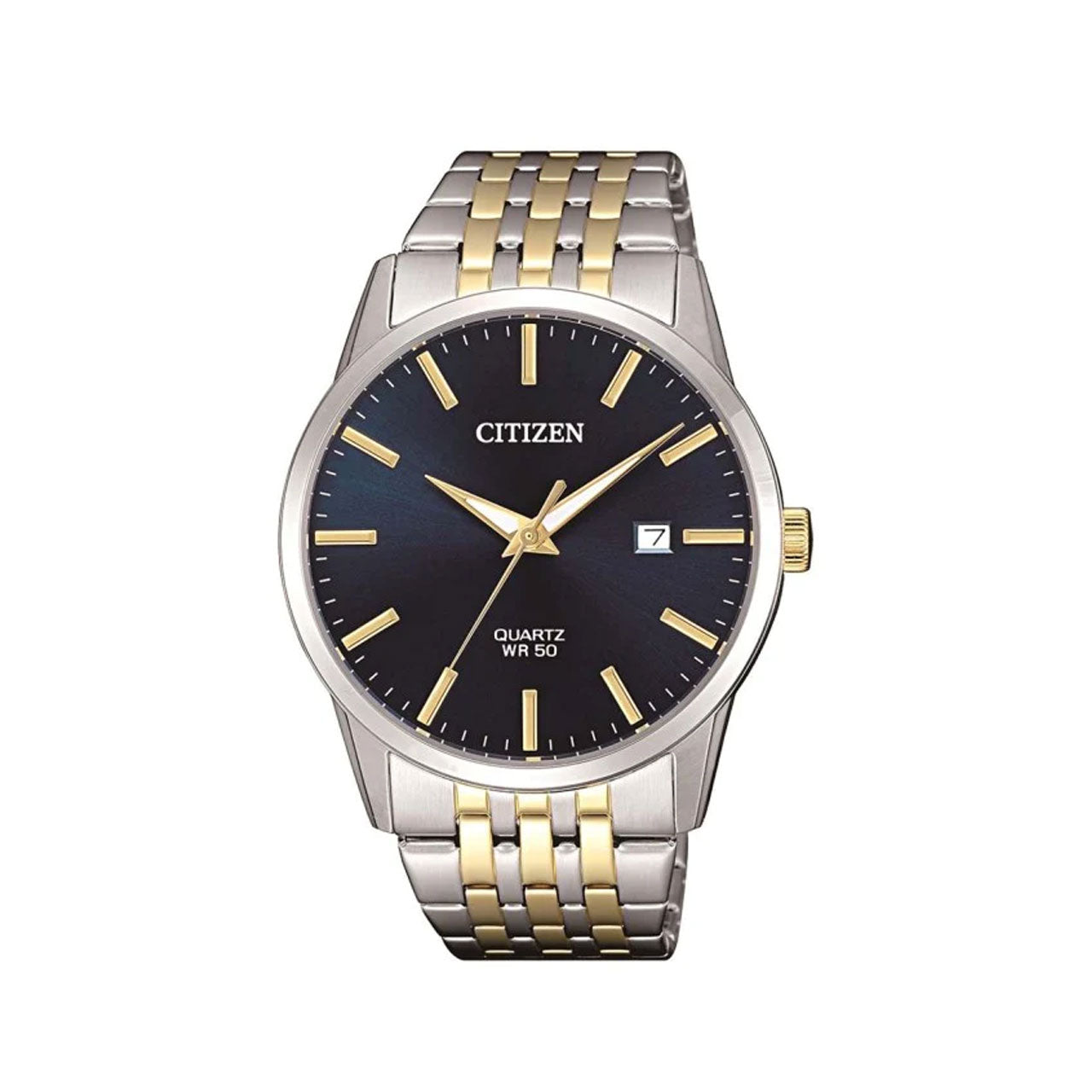 BI5006-81L - Mens Stainless Steel Two Tone Dress Watch