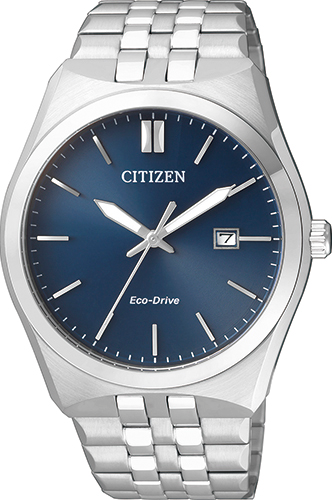 Citizen - BM7330-67L Mens Stainless Steel Eco-Drive Dress Watch