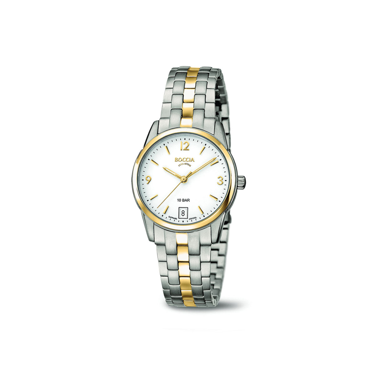 3272-04 - Two Tone Ladies Titanium Watch