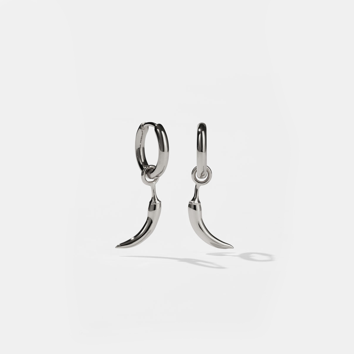 Sterling Silver Chilli Charm Earrings