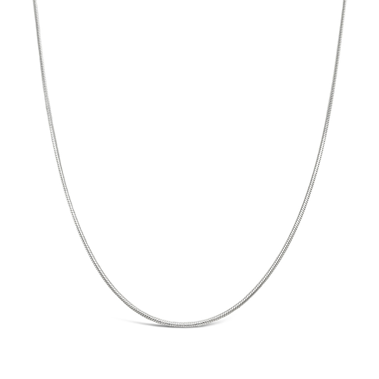 50cm Sterling Silver CDT100 Round Snake Chain