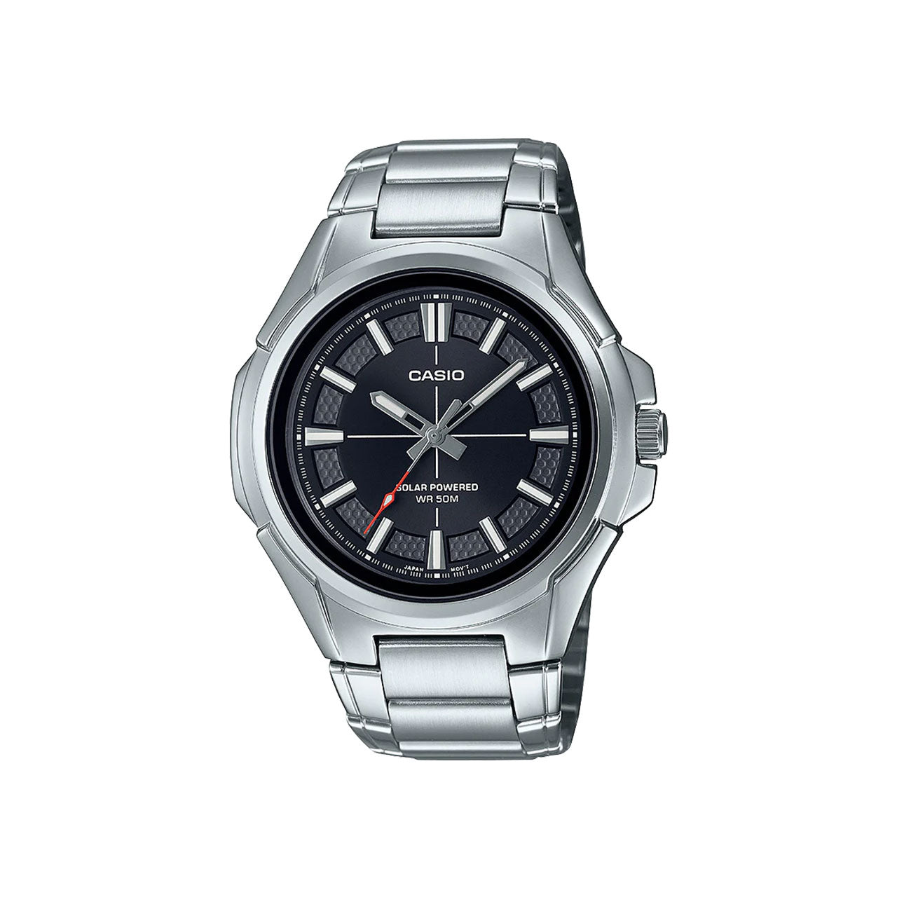 Casio Solar Powered Stainless Steel Sports Watch - MTPRS100D-1A