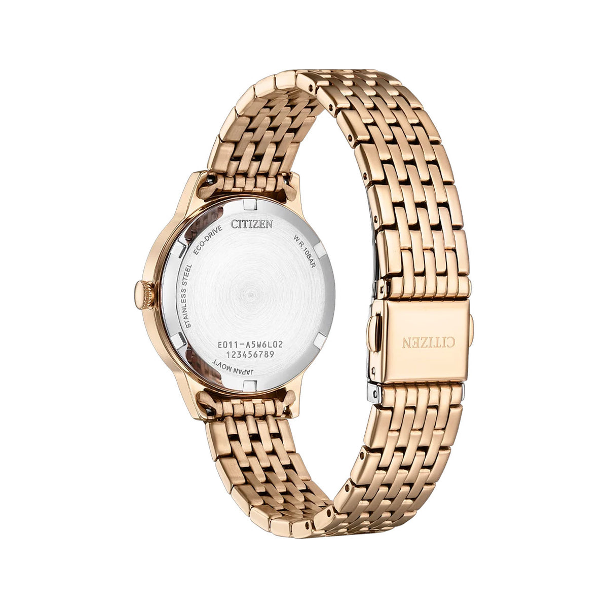 Citizen - Ladies Mother of Pearl Eco-Drive Watch - EW2623-53D