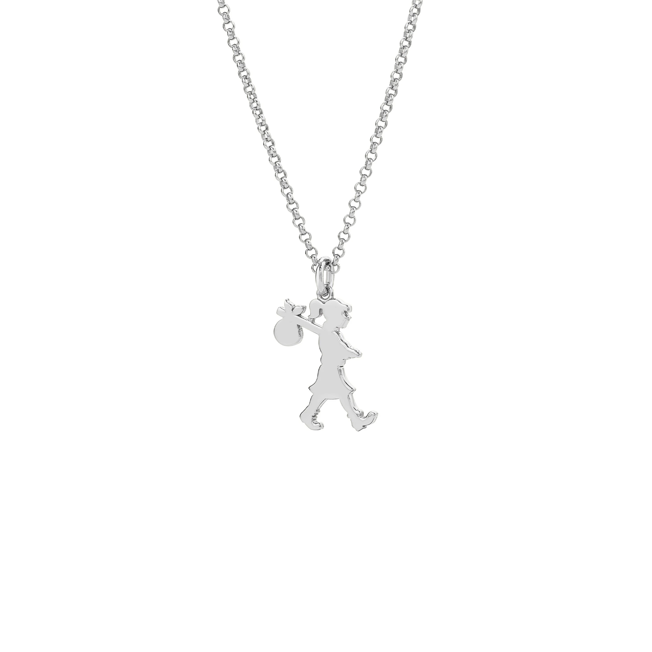 Sterling Silver Small Runaway Girl Necklace