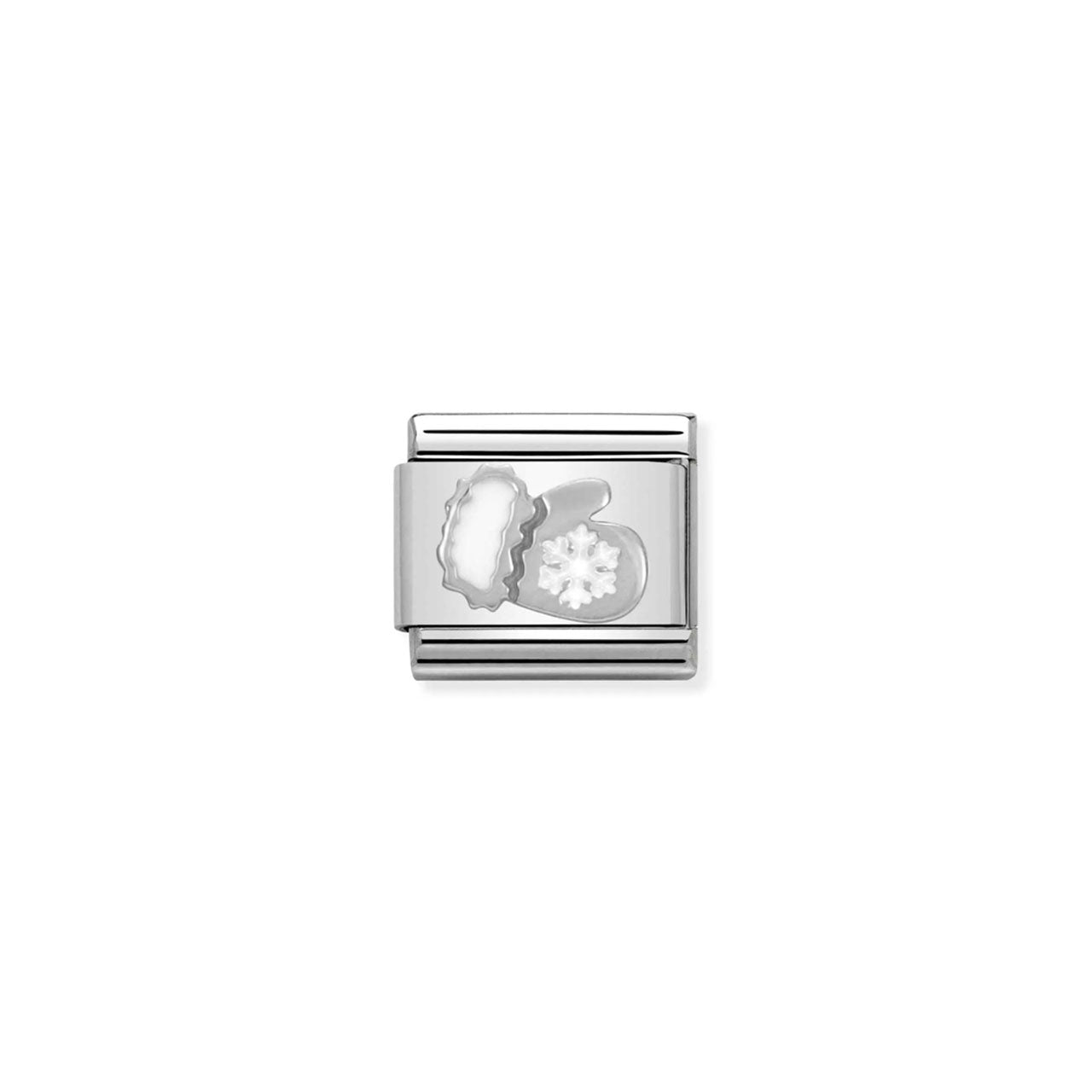 Composable Classic Link 330204/03 Glove With Snowflake In Silver