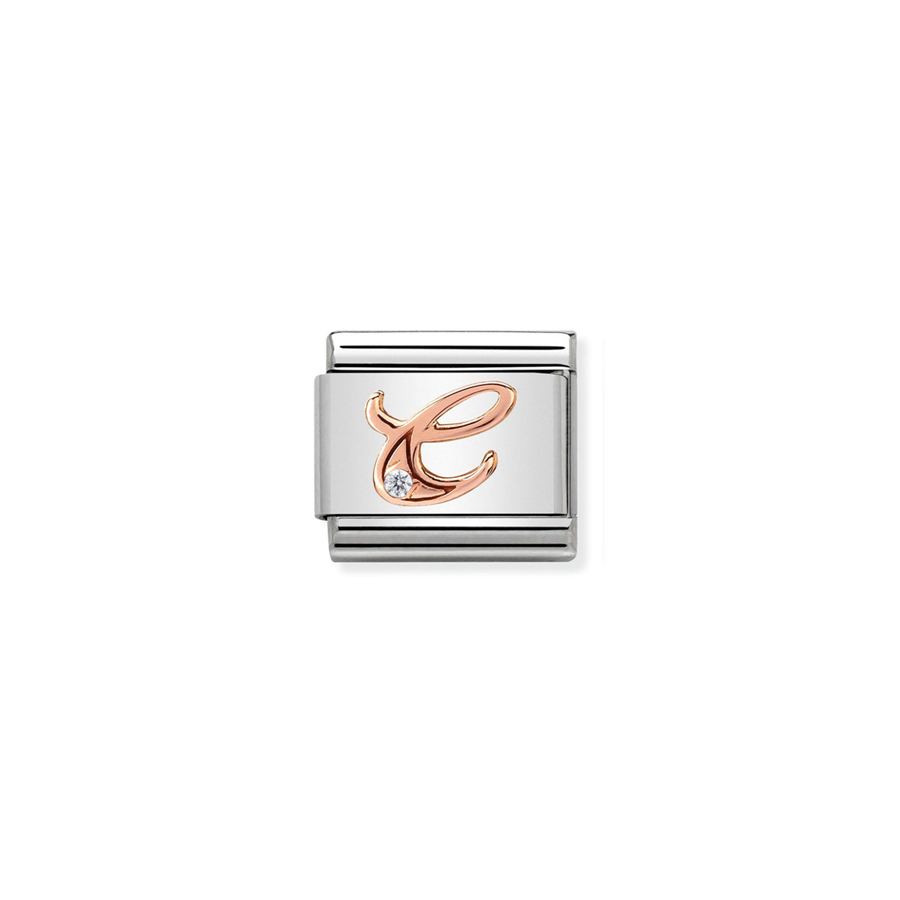 Composable Classic Link 430310/03 Letter C in Rose Gold & CZ