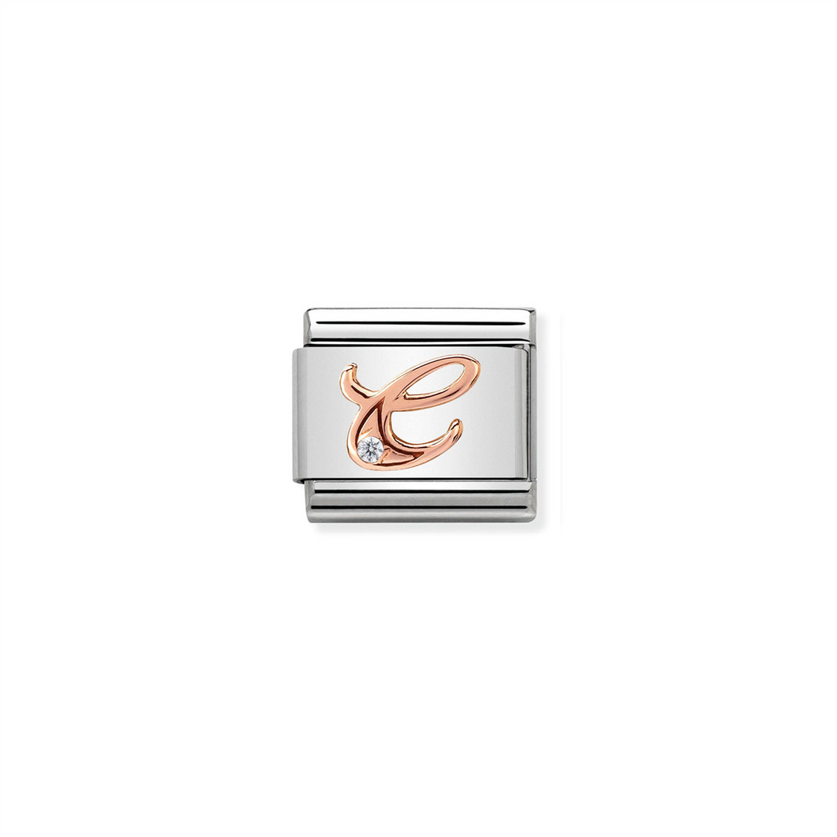 Composable Classic Link 430310/03 Letter C in Rose Gold & CZ