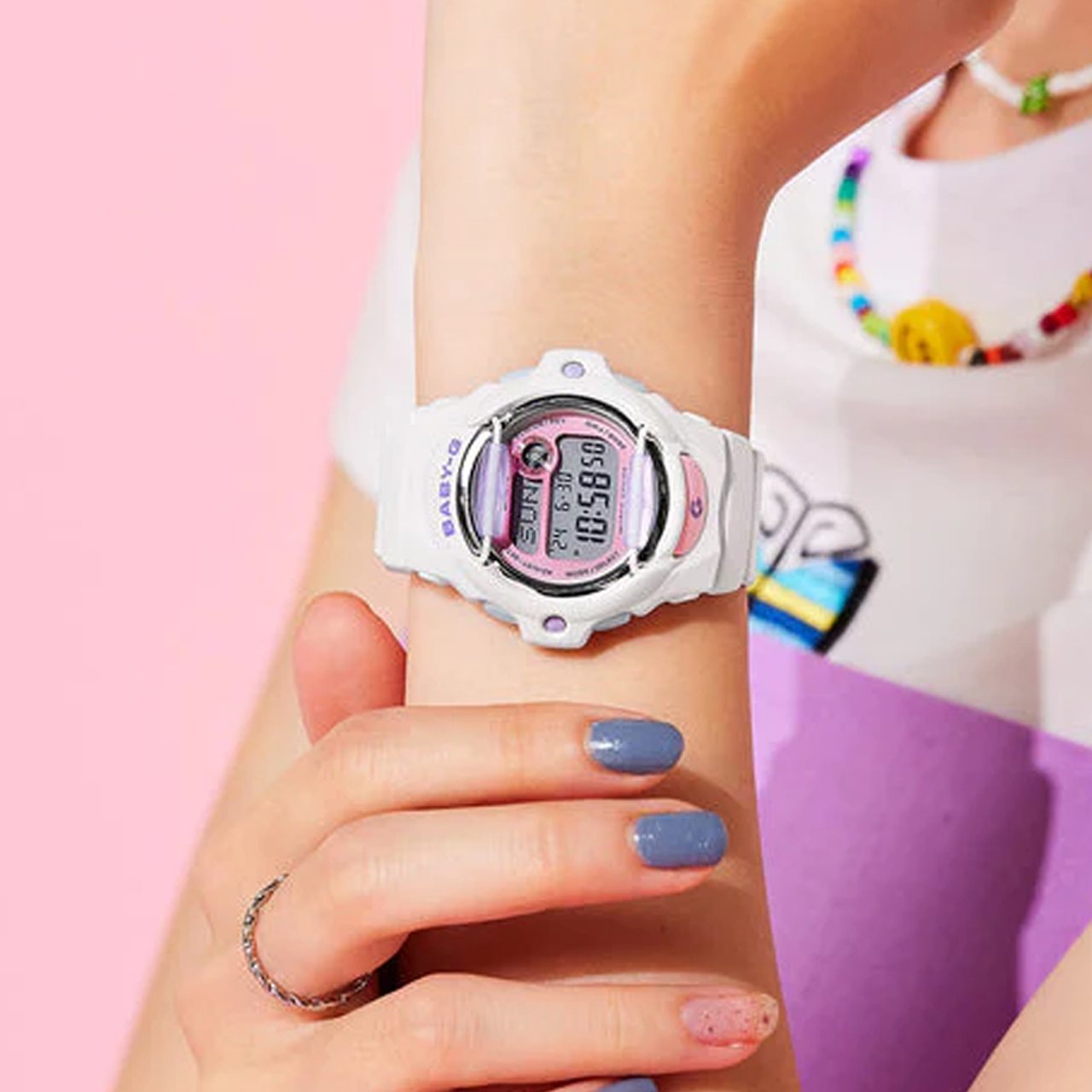 Baby-G White/Pink - BG169PB-7D