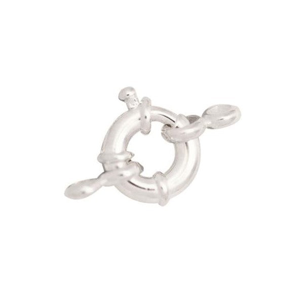 Sterling Silver 10mm Jumbo Bolt Ring with Fittings