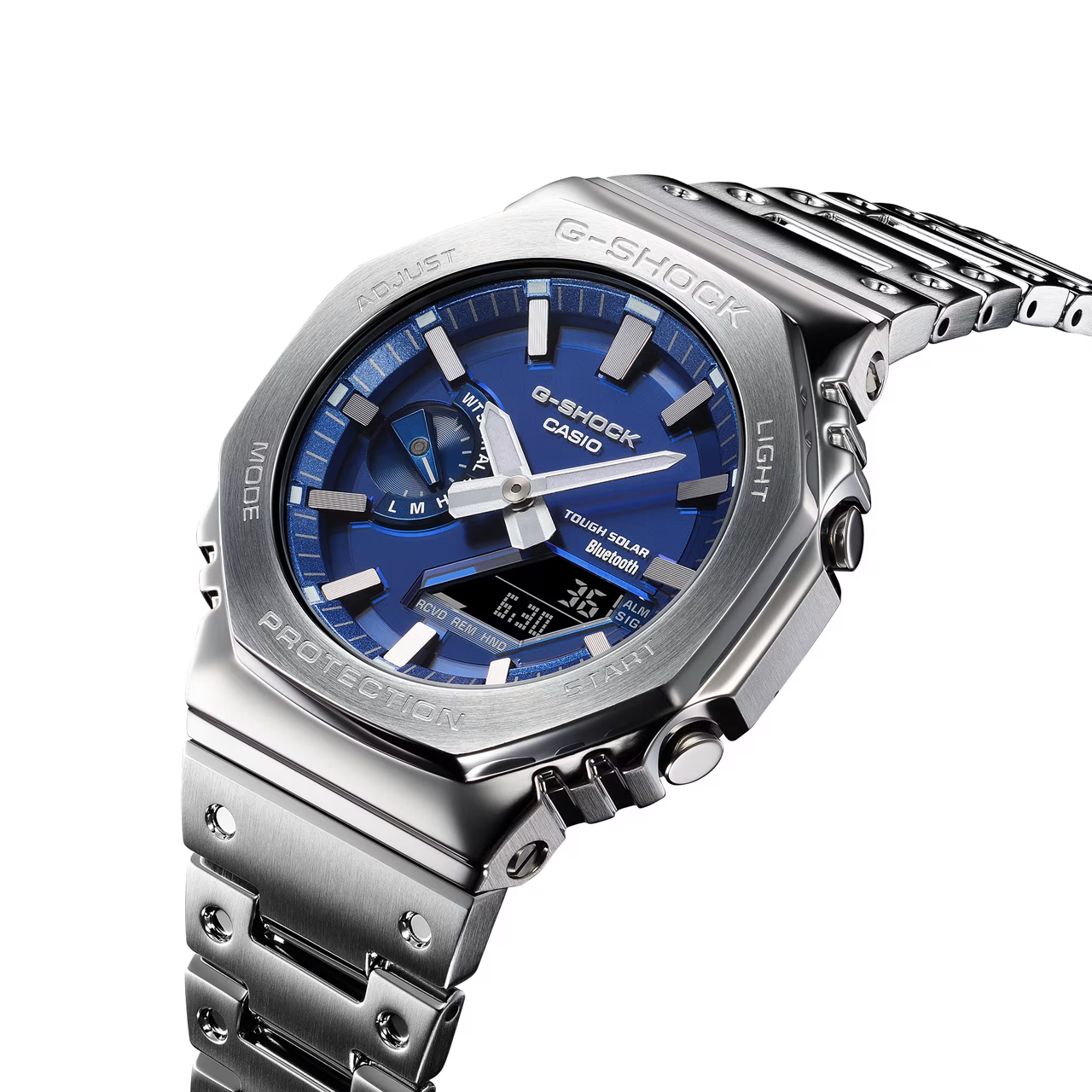 Full Metal 2100 Series - Silver / Blue - GMB2100D-2A