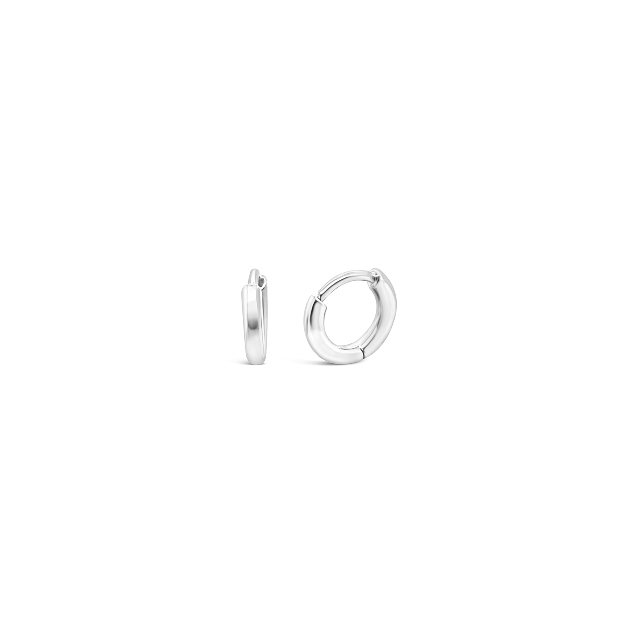 Sterling Silver 10mm Huggie Earrings
