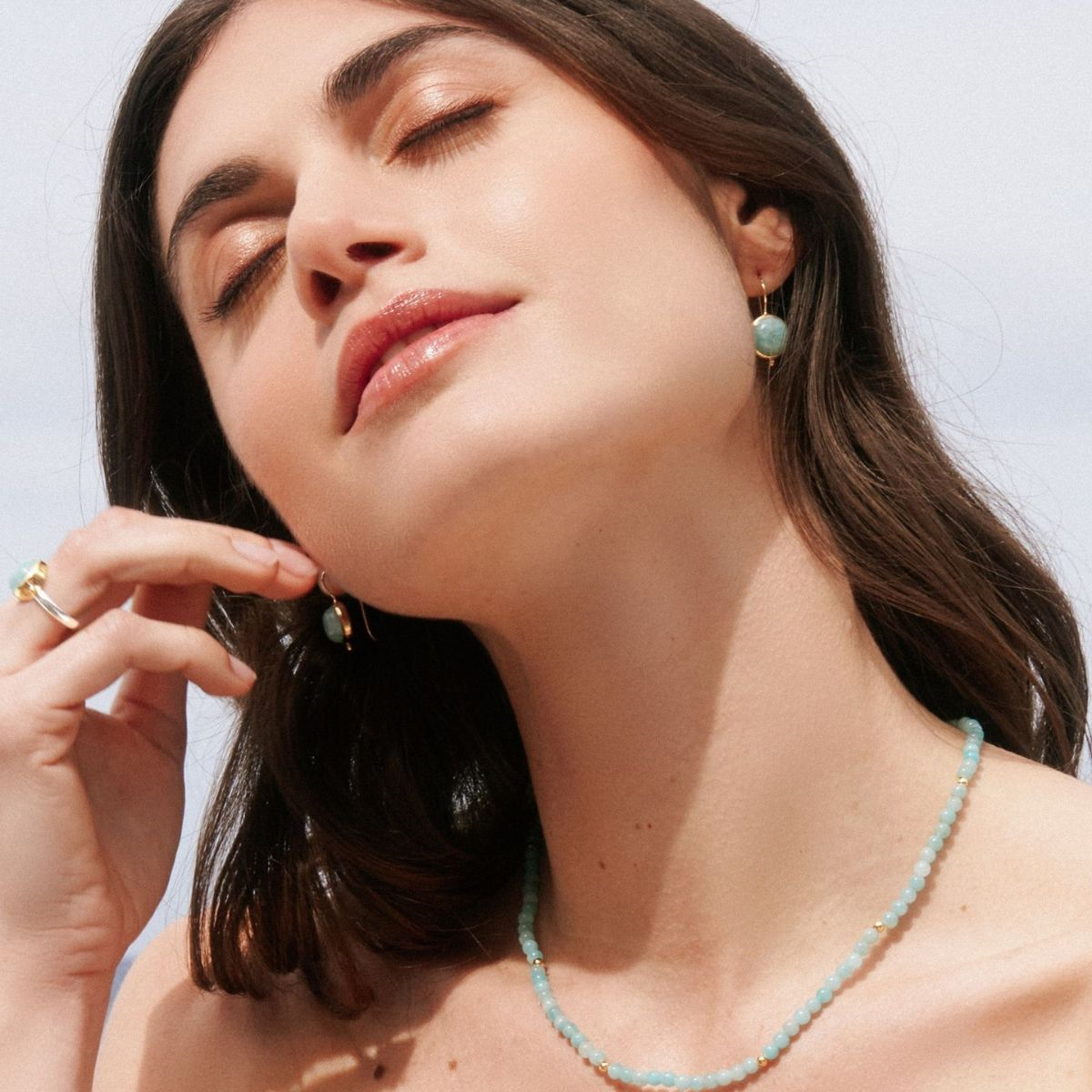 Azzurro Amazonite Earrings