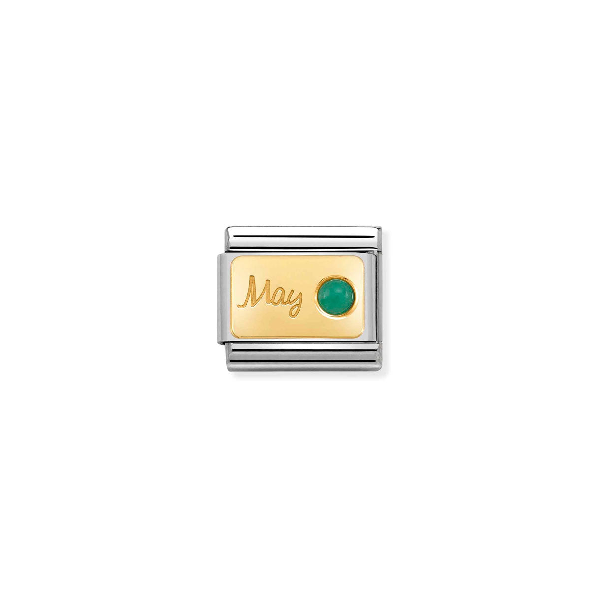 Composable Classic Link 030519/05 May Emerald In 18k Gold
