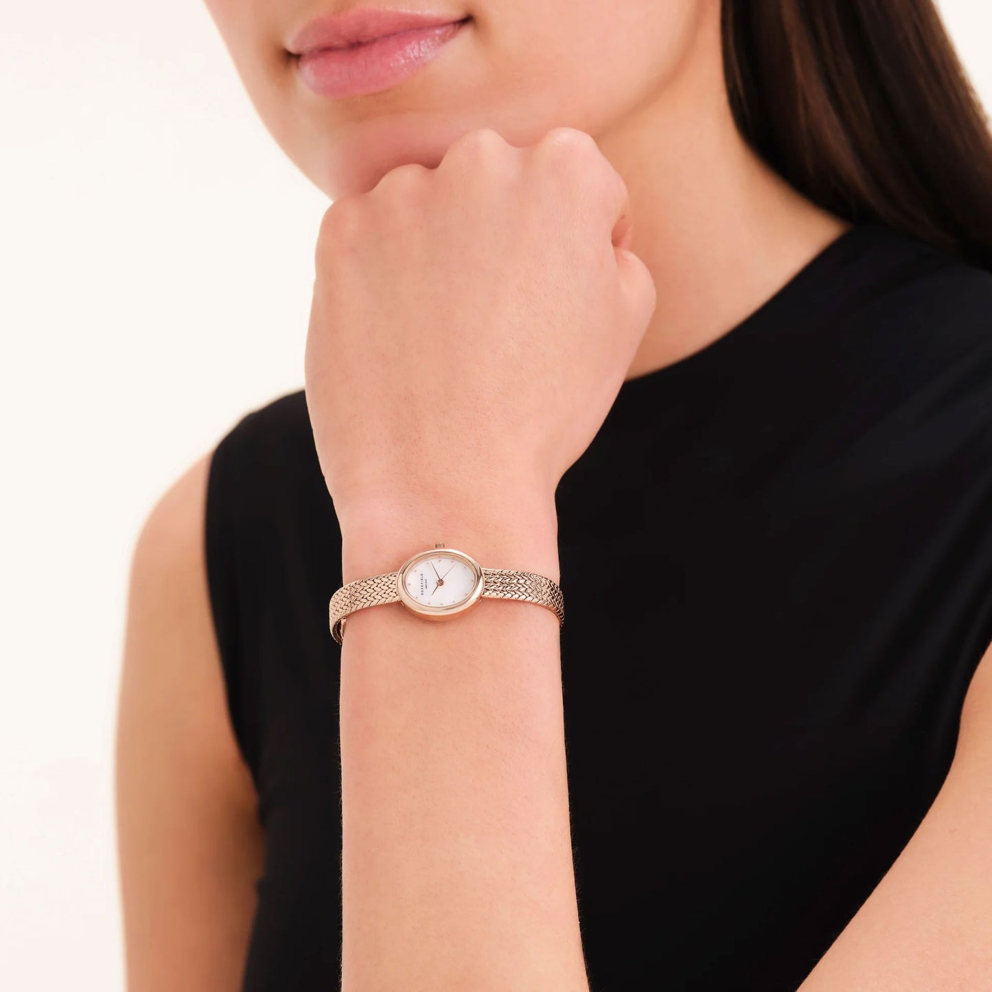 Mini Oval Rose Gold