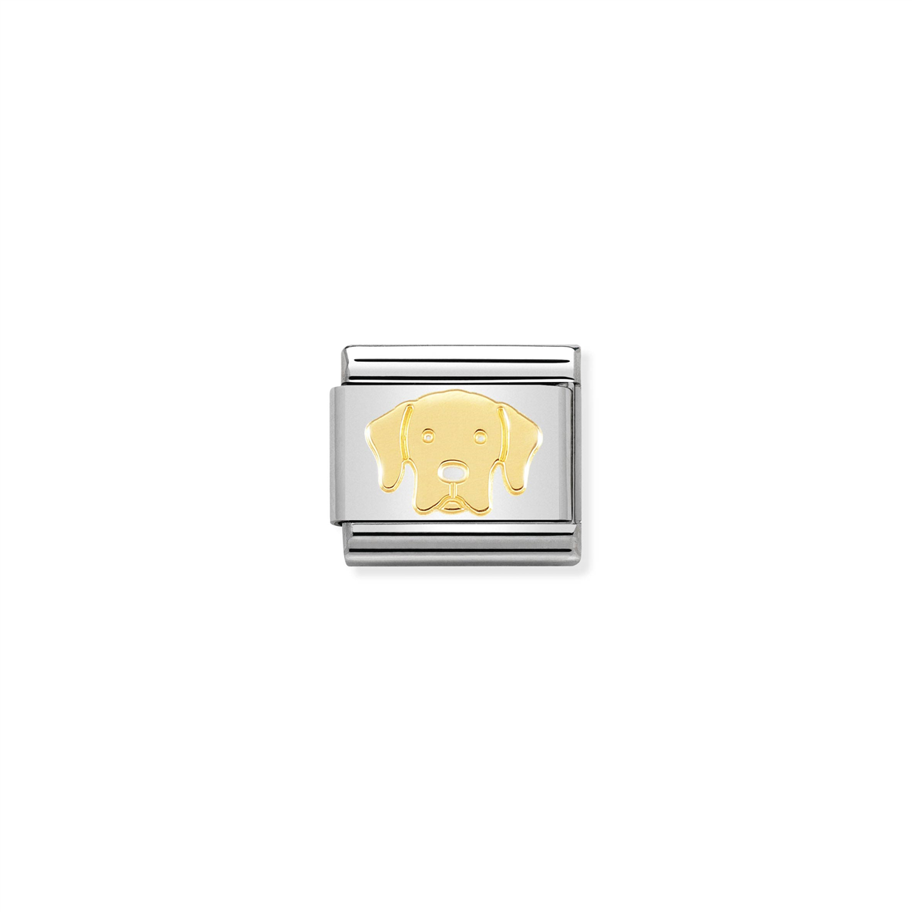 Composable Classic Link 030162/57 with Labrador in 18k Gold