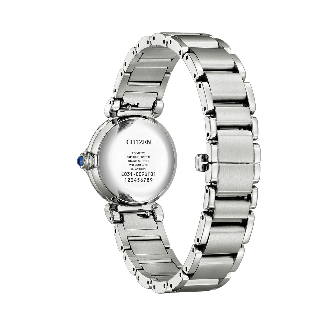 Citizen - Ladies Green Steel Eco-Drive Dress Watch - EM1130-83X