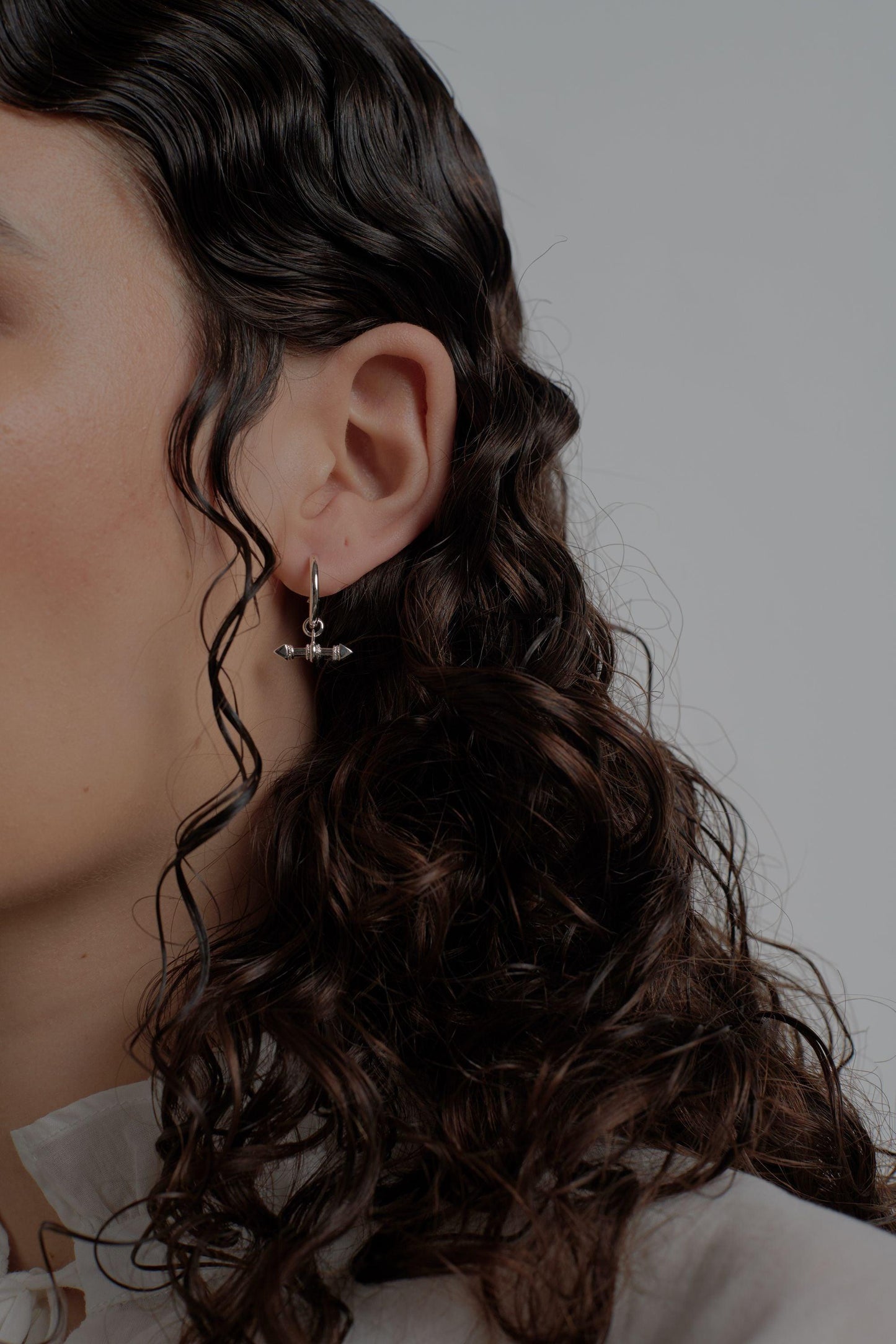 Sterling Silver Arrow Fob Earrings - Jamies Jewellers