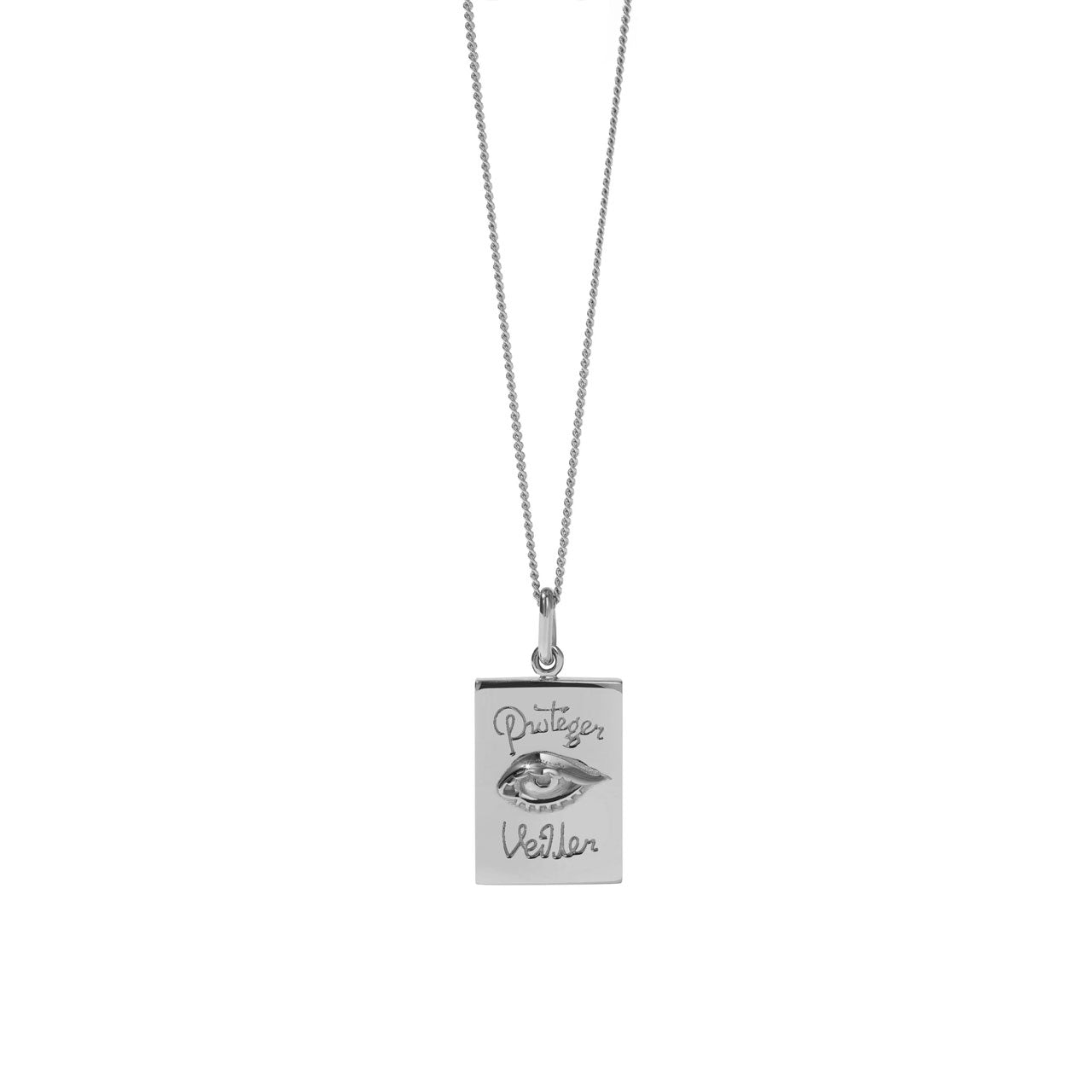 Sterling Silver Proteger Necklace