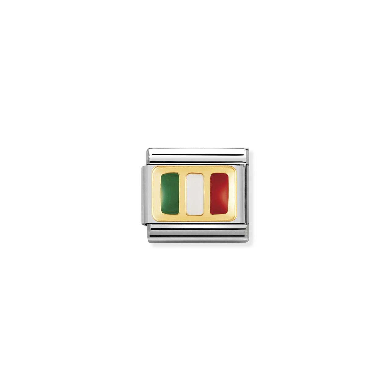 Composable Classic Link 030234/21 Italy Flag in 18k Gold
