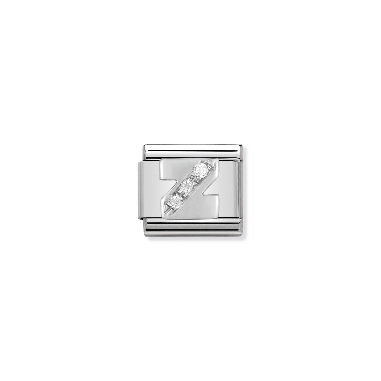 Composable Classic Link 330301/26 Letter Z in Silver & Stones