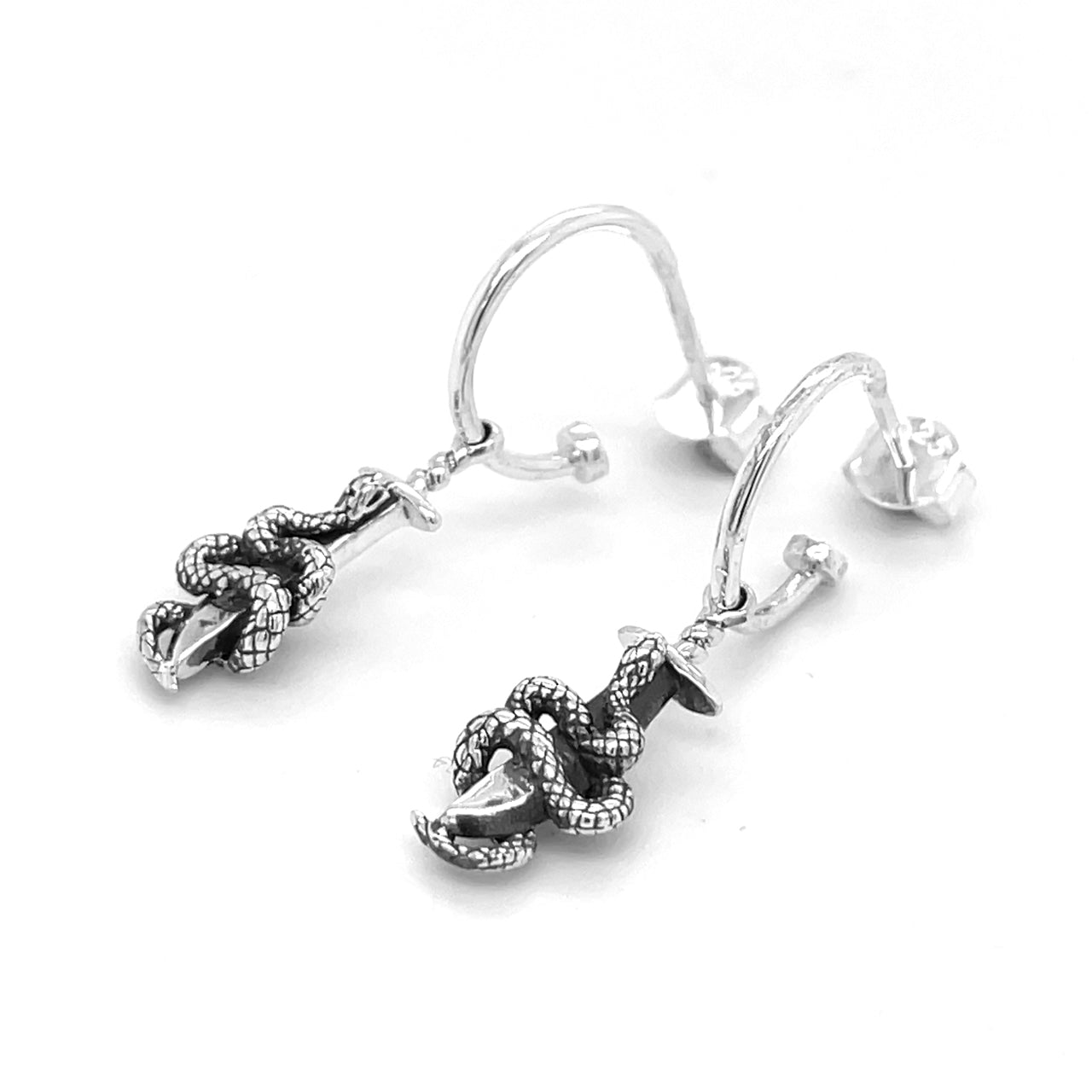 Jamies Exclusive - Snakes & Daggers Anchor Sleeper Earrings