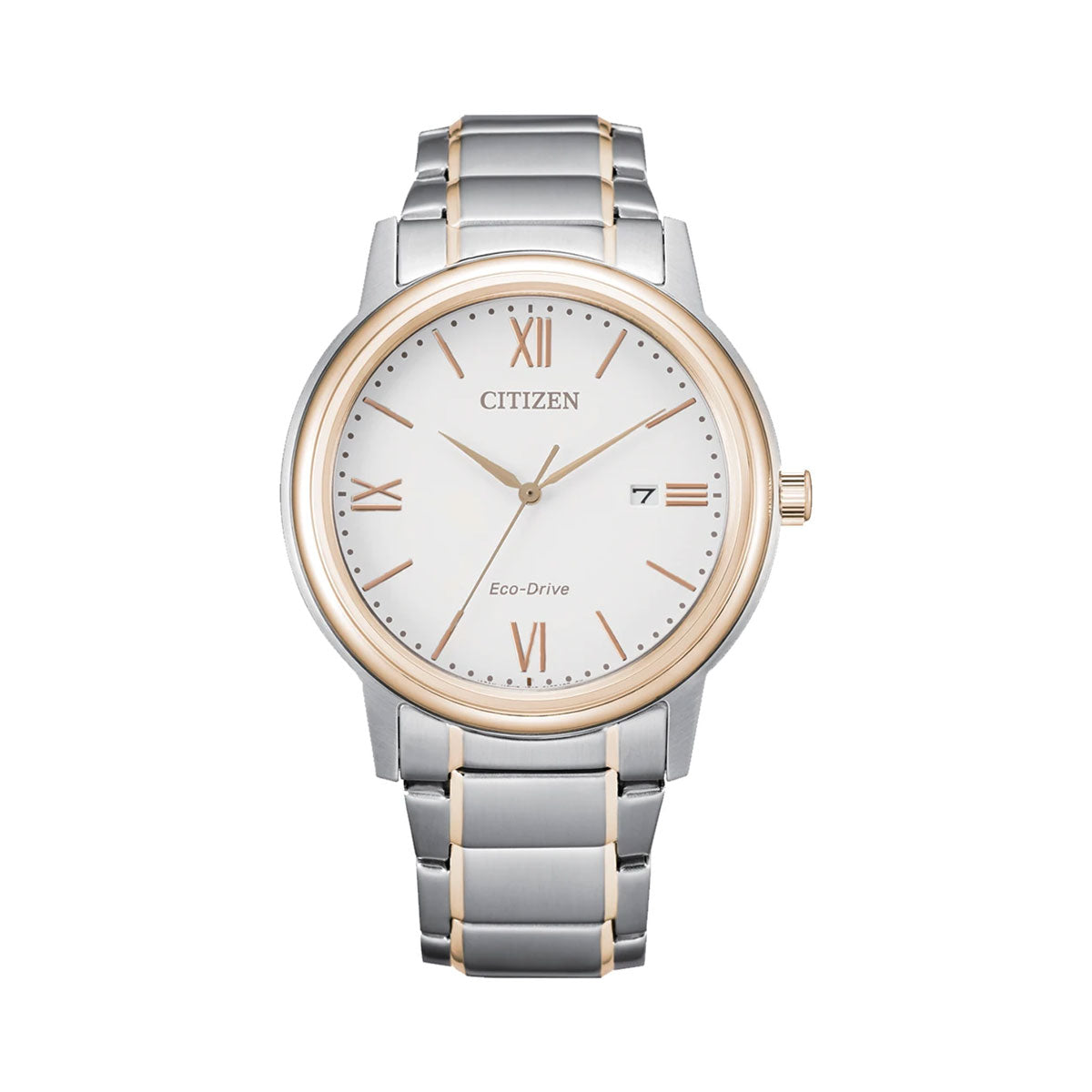 Citizen - AW1676-86A Mens Two Tone Eco-Drive Dress Watch