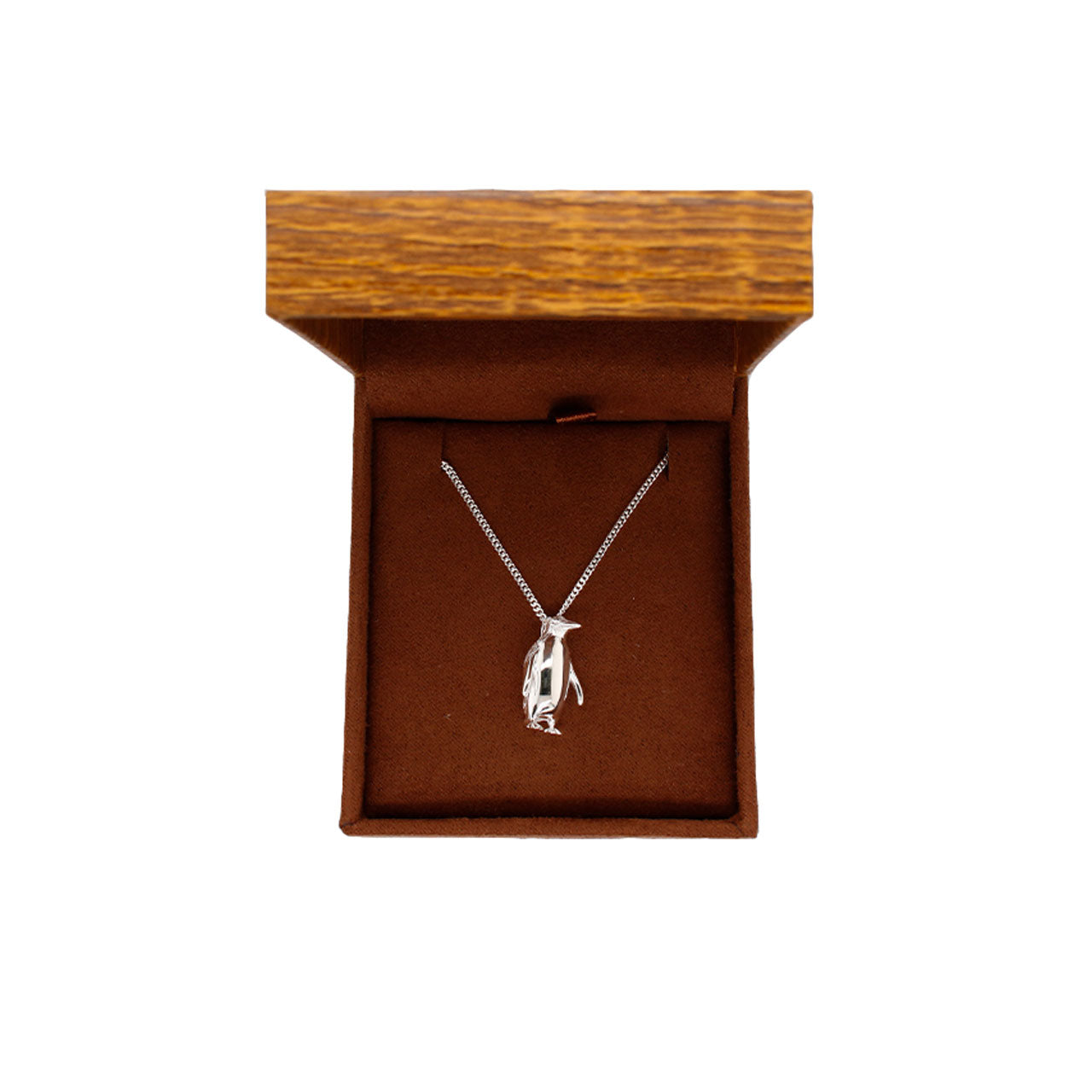 Sterling Silver Hoiho (Yellow Eyed Penguin ) Necklace
