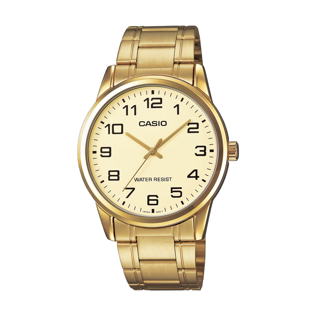 Casio Gold Plated Stainless Steel Watch - MTPV001G-9B
