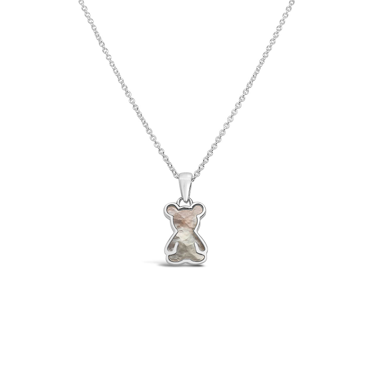 Sterling Silver Small Teddy Pendant