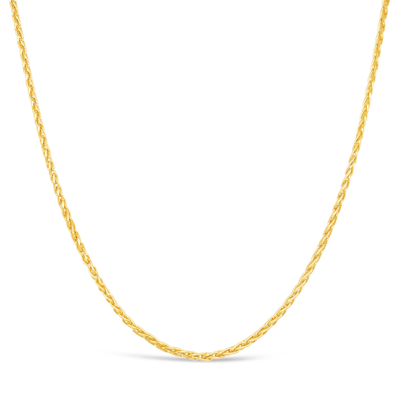 45cm 9k Yellow Gold WH45 Wheat Chain