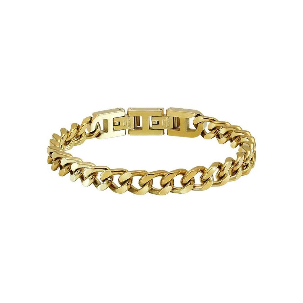 Stainless Steel Dandy 7.5mm Gold Plated Bracelet