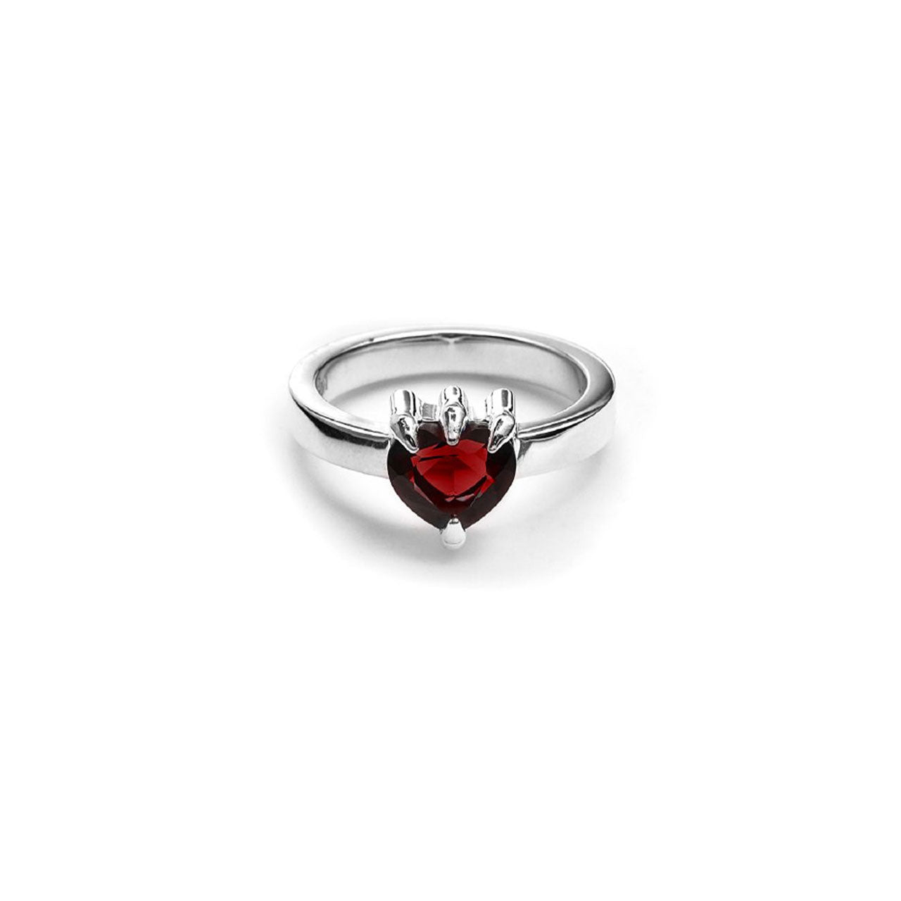 Talon Ring Garnet