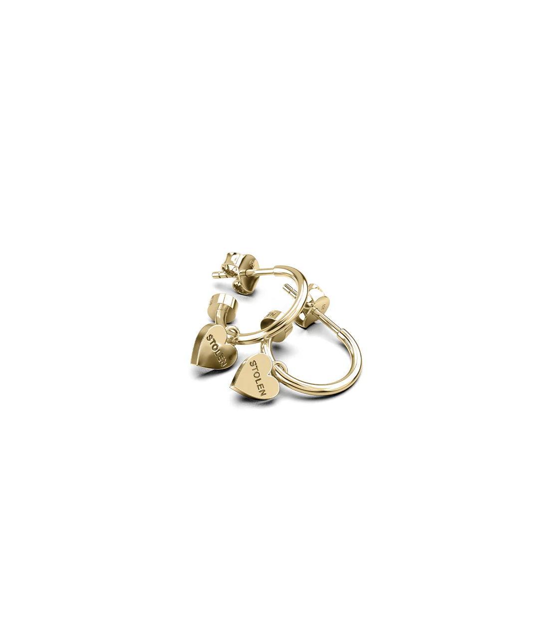 Stolen Heart Anchor Sleepers - Gold Plated