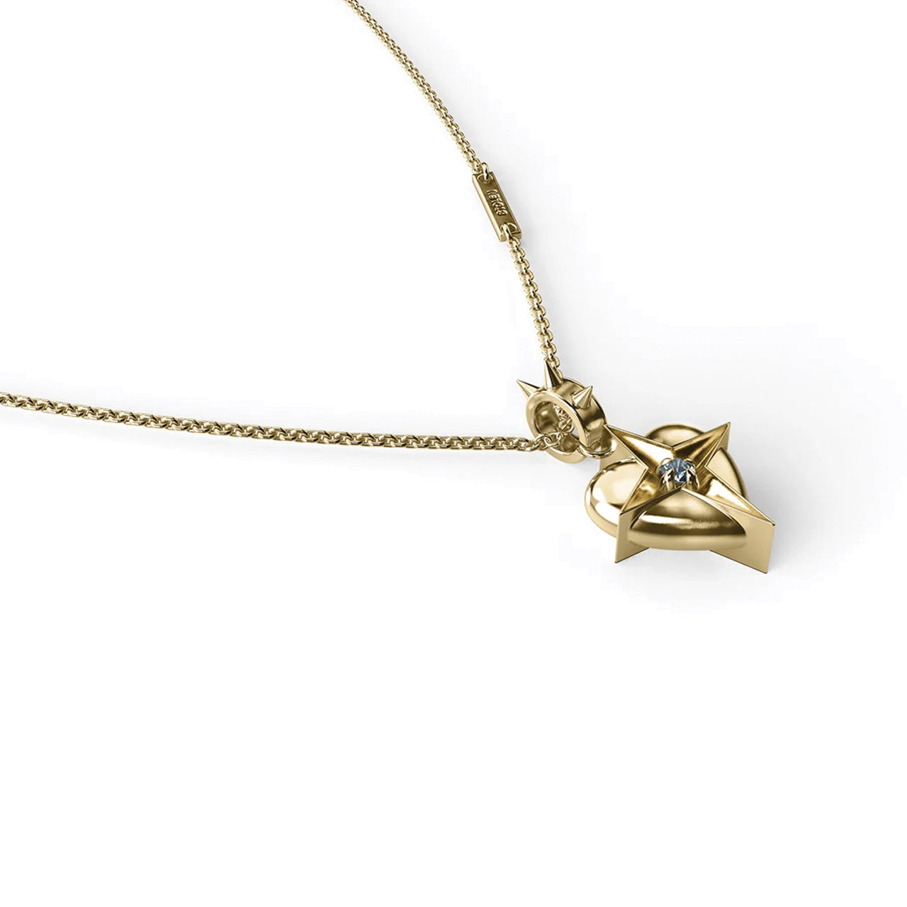Celestial Heart Necklace - Gold Plated