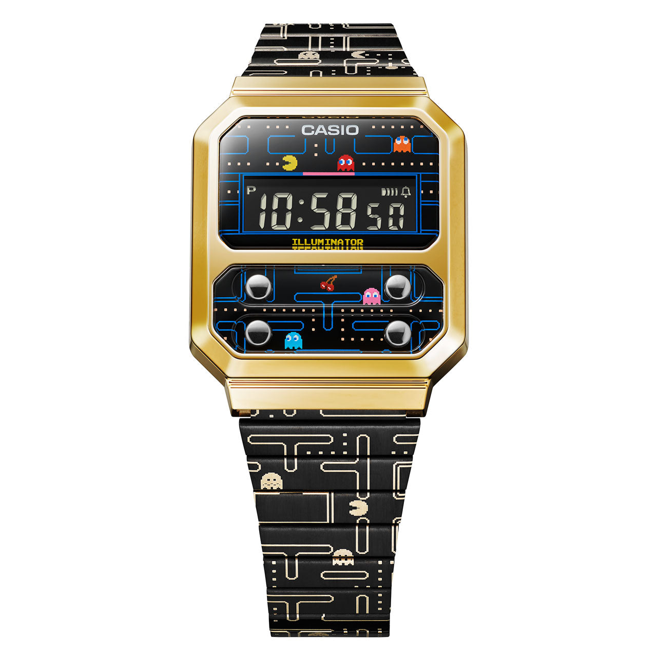 A100WEPC-1B - Limited Edition Vintage Casio x Pac-Man Watch