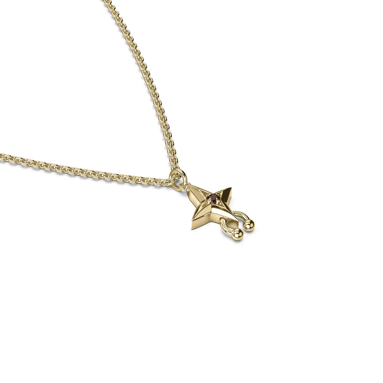 Cosmic Punk Necklace - Gold Plated