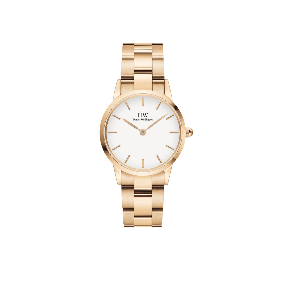 Iconic Link 28mm - Rose Gold & White Watch