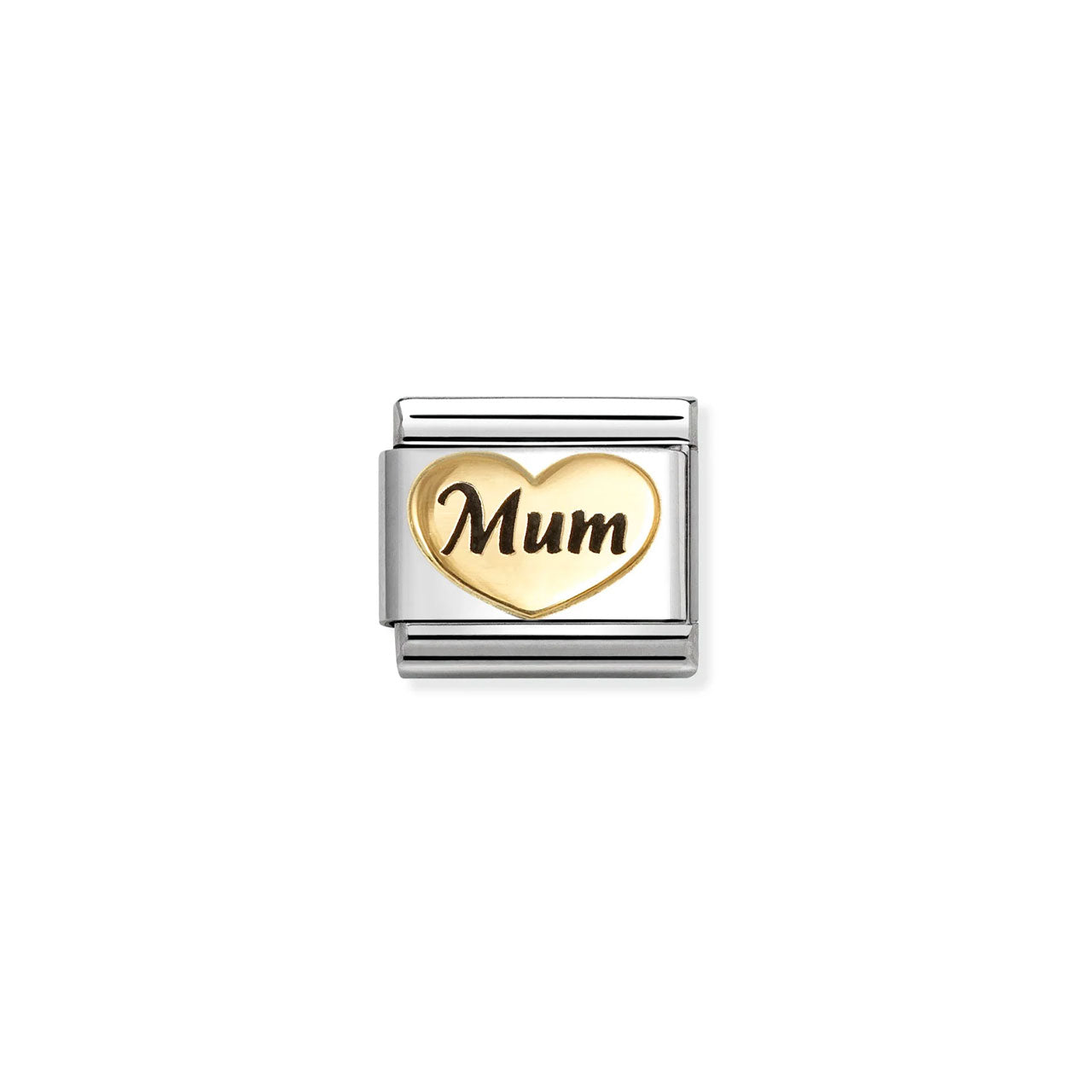 Composable Classic Link 030285/80 Mum Heart In 18K Gold & Enamel
